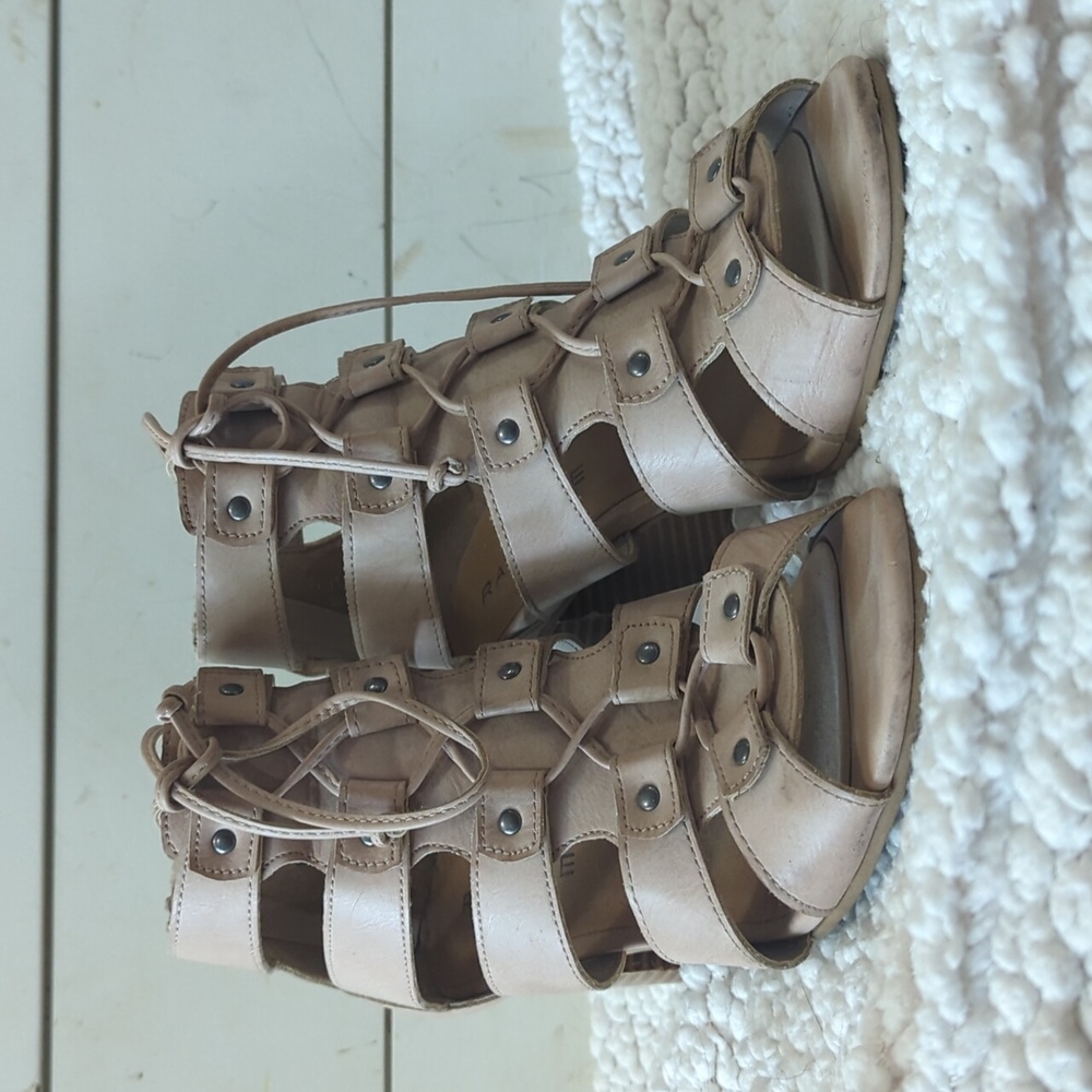 Rampage gladiator heeled sandals